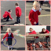 P1 pupils have a ‘spring’ in their step!